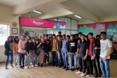 ‘Yummy Ice-creams and Management Lessons’ – BBA Semester 2 students for industrial visit at Havmor with Prof. Nawaz Postwalla