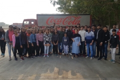 Industrial visit to Coca-Cola for Semester 2 students under the dynamic leadership of Prof. Nawaz Postwalla
