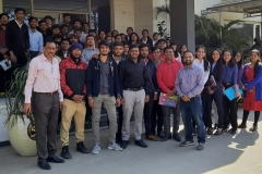 ‘Learning the Masala Marketing Mix’ – BBA students from Semester 4 for practical exposure and training at Ramdev Food Products with Prof. Parin Shah